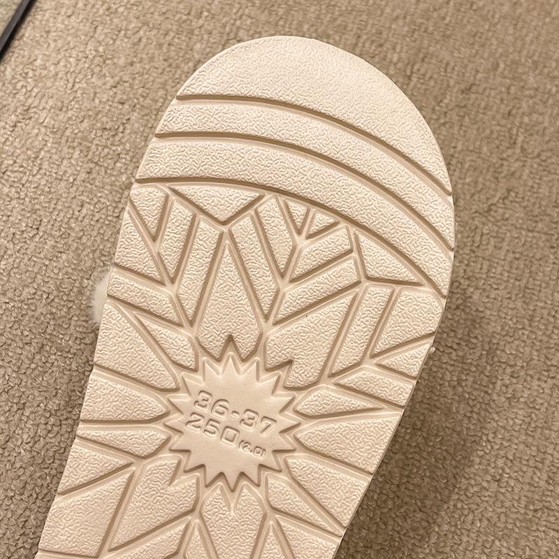 Cixi cotton slippers autumn and winter new thick bottom bag head rabbit ears home indoor non-slip warm