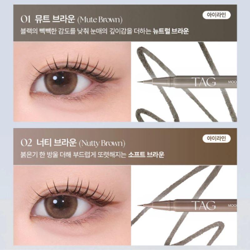 Tag Mood Scene Liner 0.6g – Soft Definition Multi-Use Eye Liner | 4 Shades