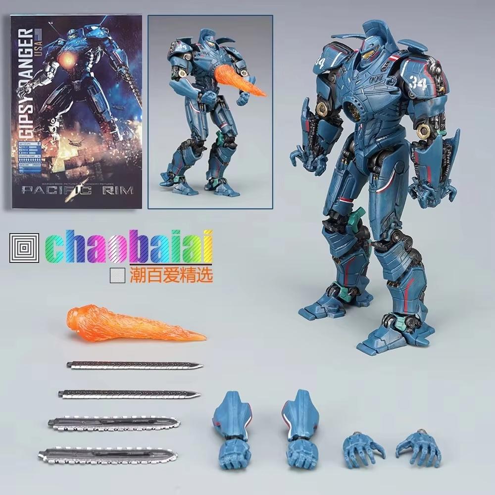 Gipsy Danger Action Figure 20Cm Jaeger Mecha Model Collectible Handmade Customizable Ornament Toy For Movie Fans