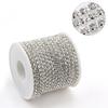 SS6 - SS16 Glitter Sew - On Rhinestone Cup Chain Crystal Cup Chain Rhinestone Trimming for Decoration