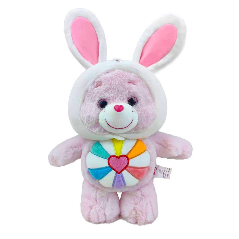 Bears Care Plush Toy Cute Rainbow Bear Soft Stuffed Doll Child Companion Doll