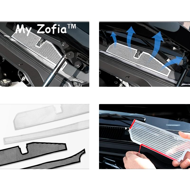 For Haval H9 2nd MKII 2024 2025 Car Stainless Steel Car Cover Intake Grille Air Filter Clean Air Inlet Protective Accessories