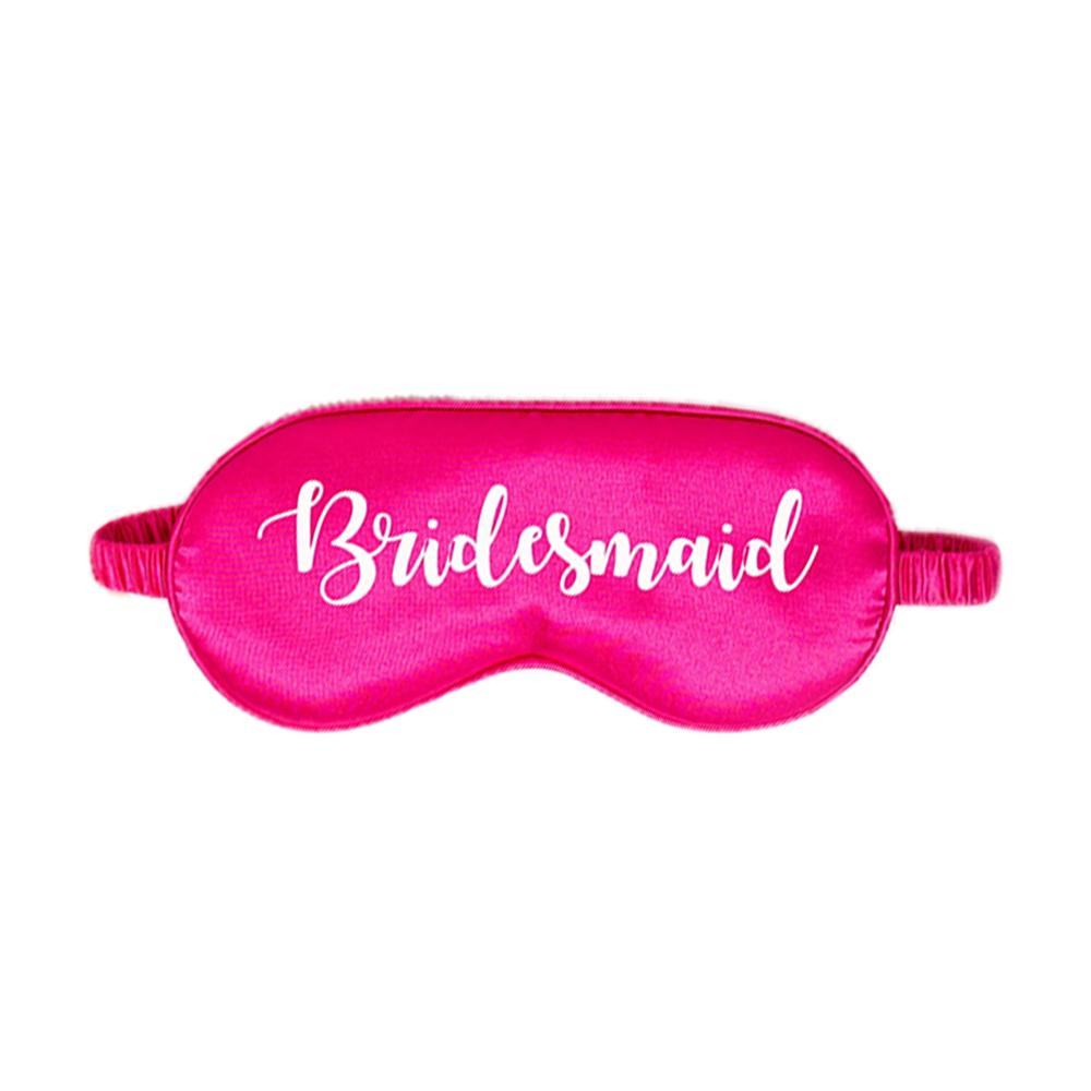 

Bridal Sleepover Party Eye Sleep Masks Satin Bachelorette Party Wedding Bridal Shower Decoration Bridesmaids Bride To Be Gift 1PCS12X23cm