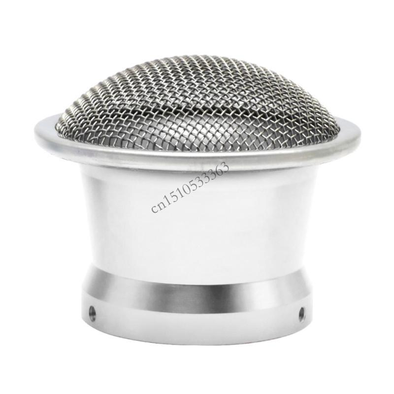 

090E For PWK21 24 26 28 30 50mm Carburetor Air Funnel Cup Carb Funnel Trumpet срібний