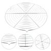 Rack Cooling Cake Round Cookie Baking Roasting Wire Steamer Racks Stand Tray Steam Oil Bakery Stainless Grill Grid To Pastry