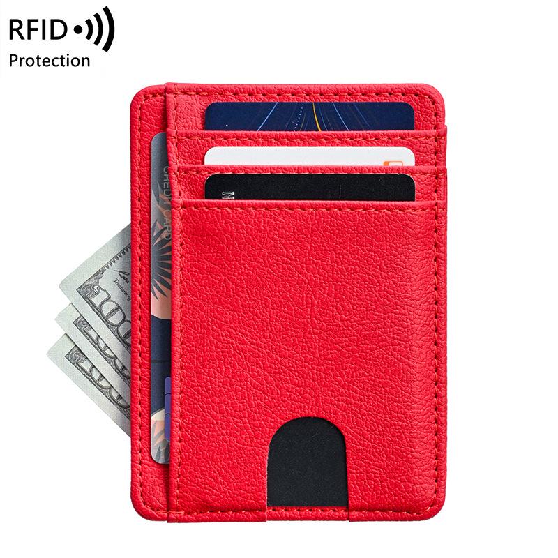 Portafoglio Antimanomissione RFID con Slot per Airtag