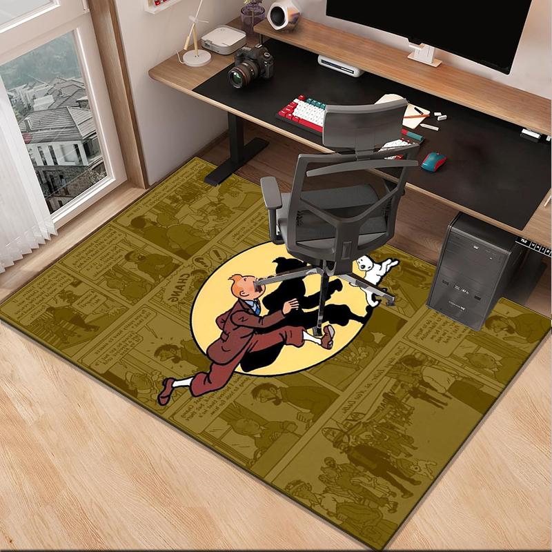 Adventure In The City Office Rug Chair Mat, Game Carpet, Suitable for Front Door, Bedroom, Living Room, Desk, Holiday Gift