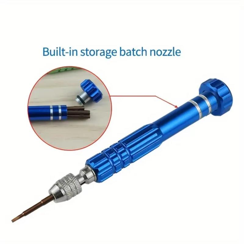 1 Set 5 In 1 Multifunctional Small Screwdriver Kit Repair Tool For Eyeglass Sunglasses Electronics Cellphone Jewelry And More