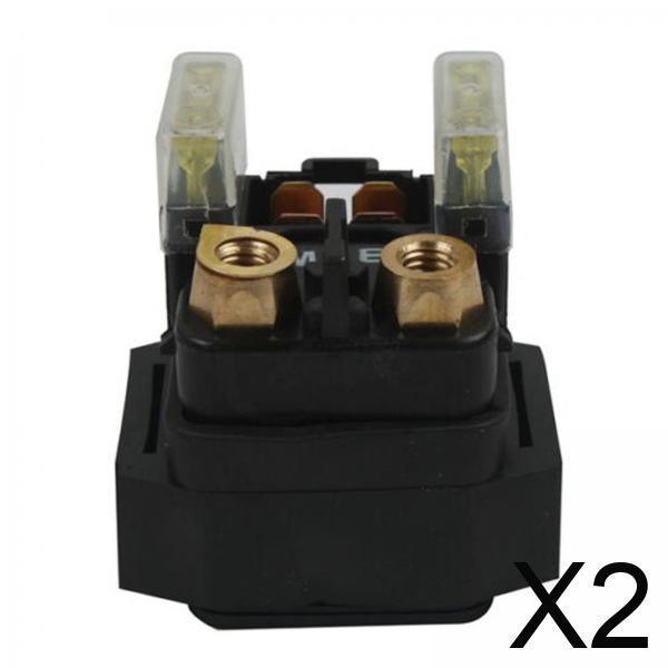 Replacement Starter Solenoid Relay Heavy Duty Copper Rubber Switch for Motorcycle Repair Spare Part Premium