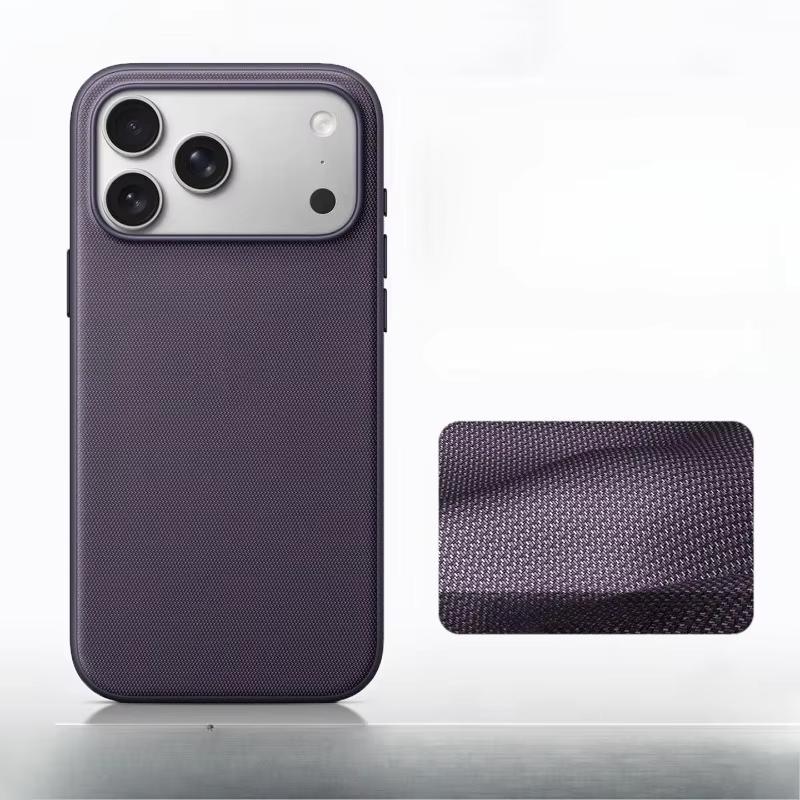 Luxury Tech Woven Magnetic Adsorption Phone Case for Iphone 17 16 15 14 13 Pro Max TechWoven for Magsafe Wireless Charge Cover
