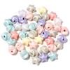 50pcs/lot Acrylic Beads Star Beads Jelly Color Big Hole Spacer Beads for Jewelry Making DIY Bracelet Necklace Accessories Gifts