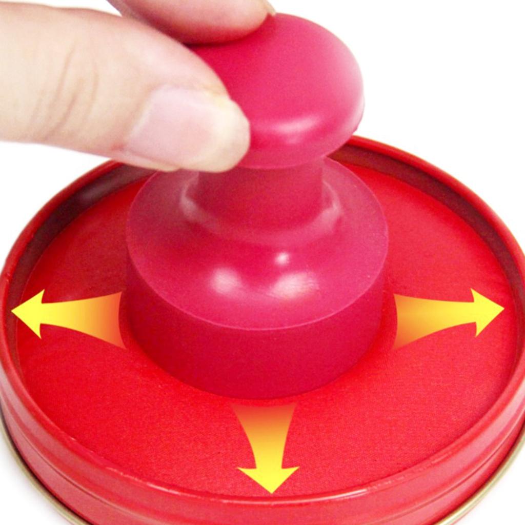 Red Stamp Pad Chinese Ink Pad Red Ink Paste Quick-Drying Red Stamp Ink Pad Round Yinni Pad for Crisp & Clear Impression