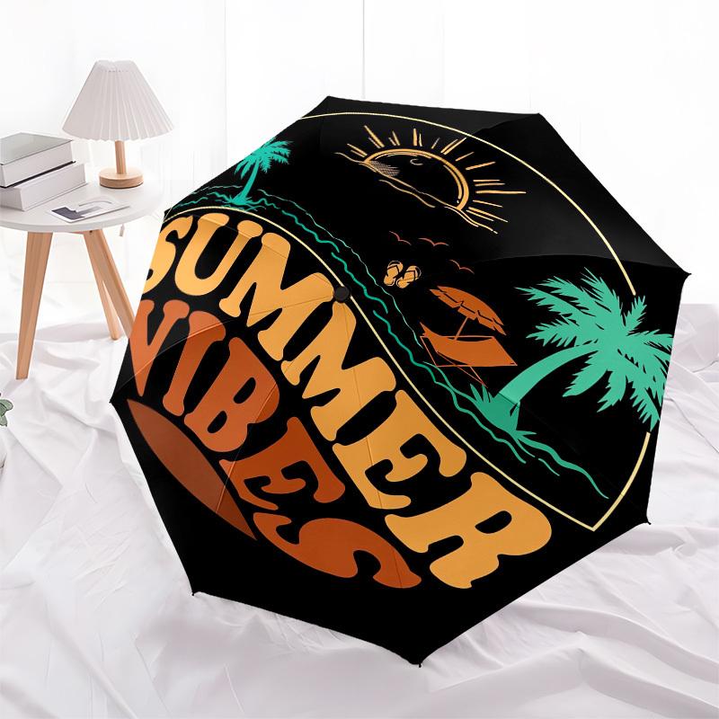 

1pc Summer Beach Relaxation Umbrella with Plastic Handle,Compact & Stylish,Cartoon Pattern,Outdoor UmbrellaPT404