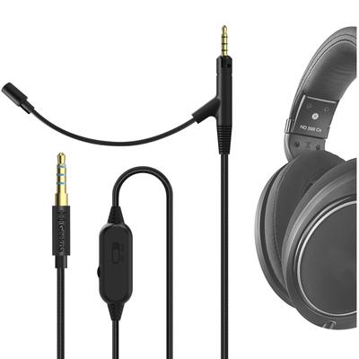 Geekria Clip Microphone Condenser Microphone Pin Microphone Mini Microphone Smartphone Microphone Headphone Cable for Gaming and Meetings Compatible