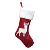 Christmas Stockings Hanging Socks Snowflake Elk Deer Tree Hanging Candy Gift Bag Xmas Tree Ornament Home Decorations