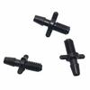 50 Pcs 3/5 Mm Hose Barbed Connector Double Ways 5 Mm Screw Thread Micro Irrigation Drip Articles Hose Accessories