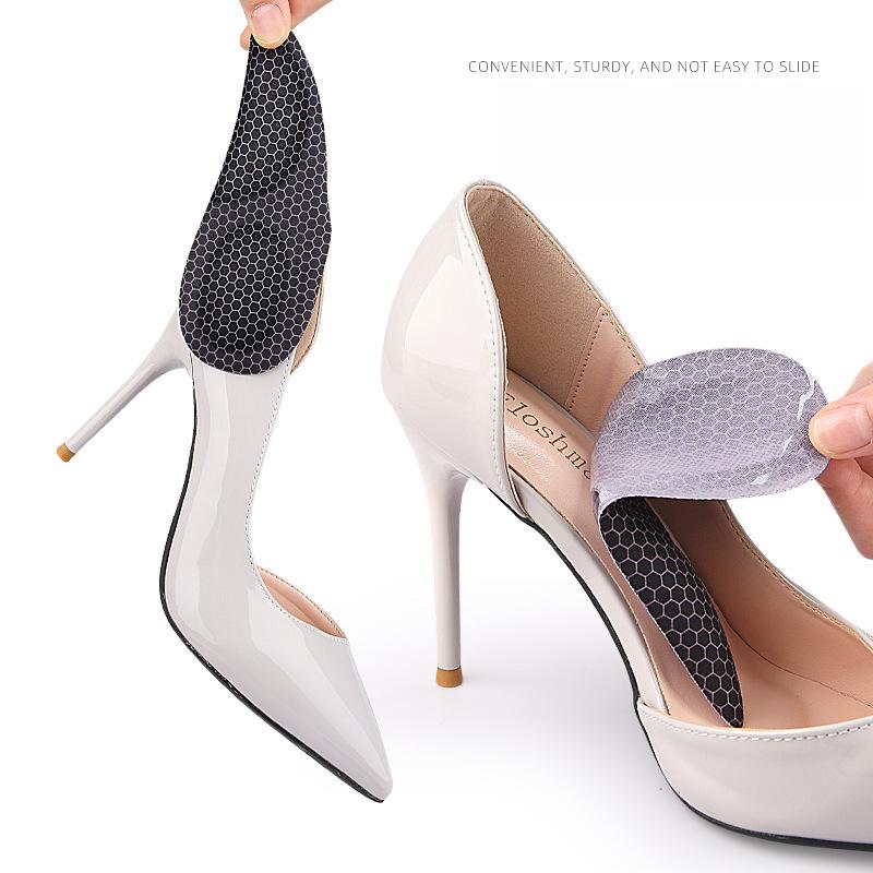 2-In-1 Arch Heel Pad Flat Arch Support Orthopedic Insole GEL Soft Self-Adhesive Anti-Slip Shock Absorption Rear Pad