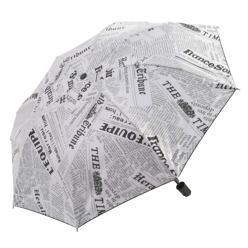 12-Rib XL Umbrella: Sun & Rain Protection, Reinforced & Manual Folding, Black Glue Shade, Customizable Design.