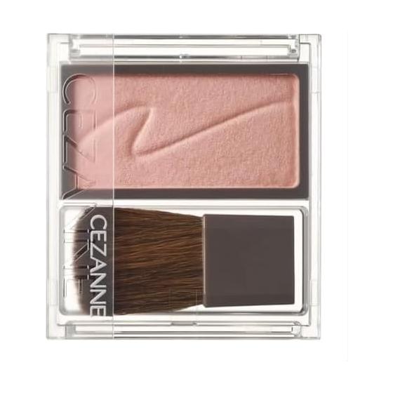 Cezanne Cheek Blush 01 Foggy Rose 2.2g Rose Pink Color Blending Color Blood Color Cheek