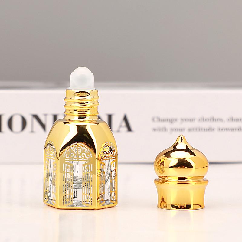 3ML Light-Proof Rollerball Bottle for Perfume & Essential Oils - Portable Travel Sample Container