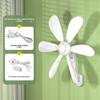 Yangzi Wall-Mounted Fan: Small Electric Fan for Home, Dorm, and Kitchen, No Drilling Required