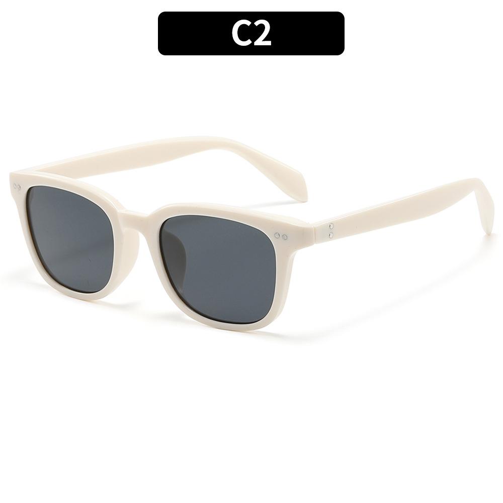 

Modern Classic Square Beach Accessories Uv400 Retro Fashion Sunglasses for Women Men PC Frame with Lightweight as pictures
