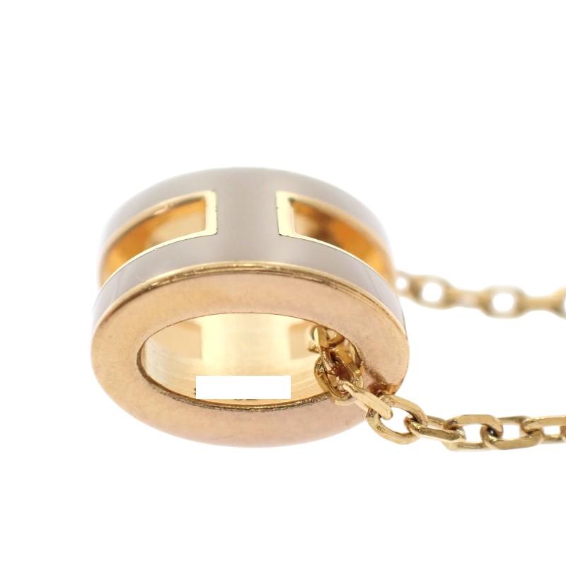 HERMES  H147992F 55  Necklace Marong Rasse/gold Metal Women