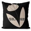 Office Living Room Home Pillowcase Black and White Simple Abstract Pattern Pillowcase Car Ornaments