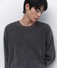 Musinsa Standard Pigment Crew Neck Knit [Charcoal Gray]