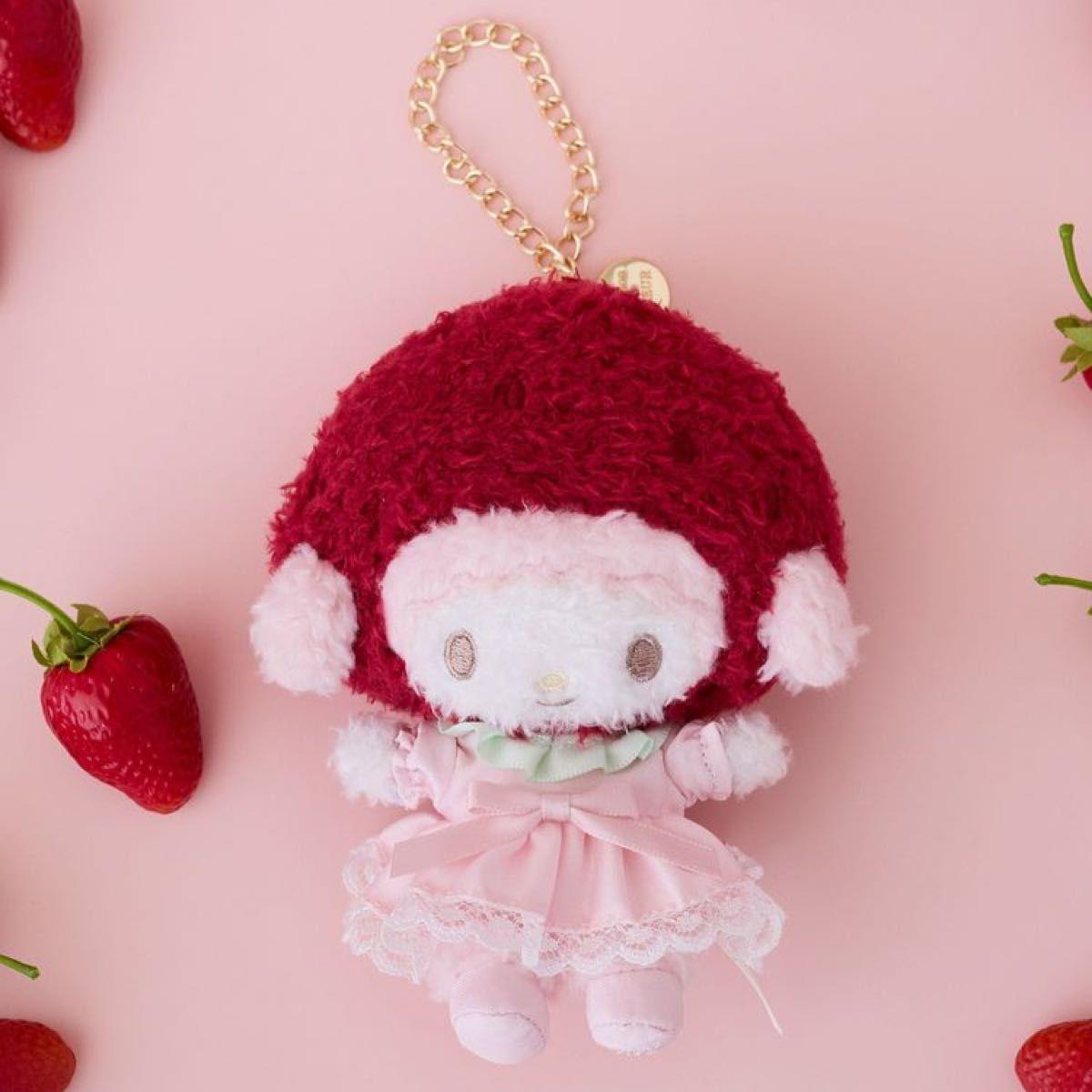 Used Maison de Fleur My Sweet Piano Mascot Charm Plush Maison de FLEUR Sanrio My Melody