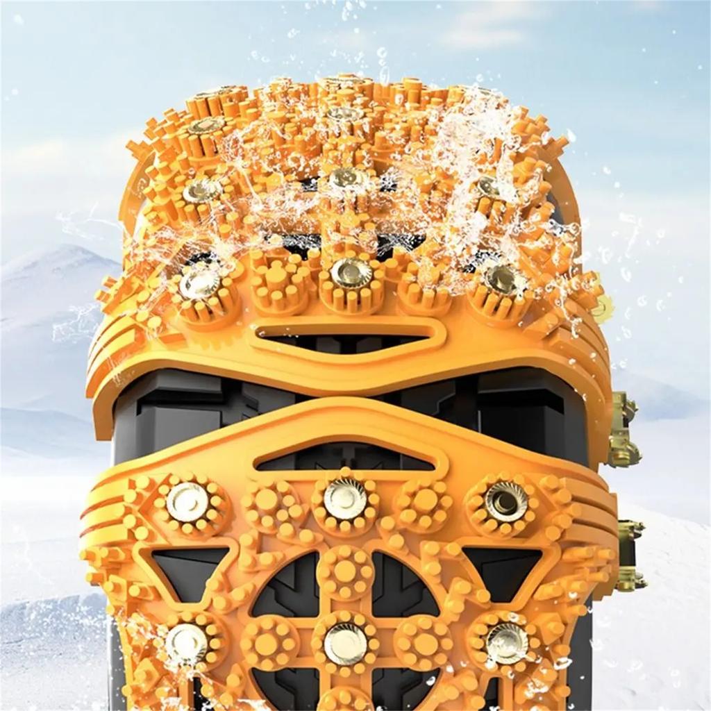 1 Stk. Gummi Auto Schneeketten Rutschfest Straßensicherheit Auto Reifenkette Winter Outdoor Notfallzubehör Auto Räder Ketten