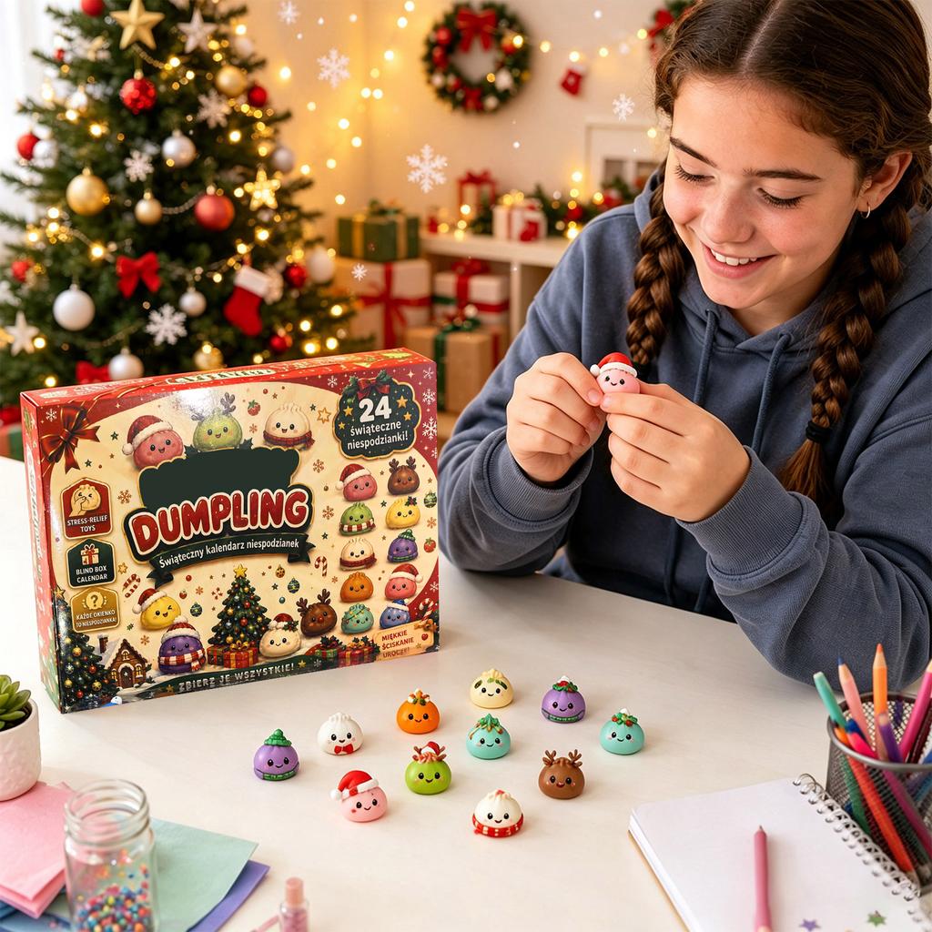 Christmas Advent Calendar 2026 - Cute Countdown Calendar with Stress Sensory Toys for Adults, Holiday Party Gift