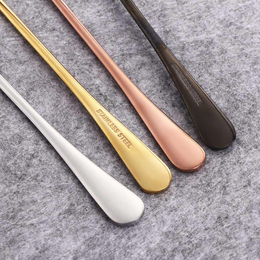 Bar Colorful Flatware Stainless Steel Home Tableware Ice Cream Spoon Teaspoons Spoon Coffee Spoon