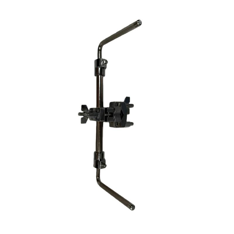 

Adjustable Drum Hardware Clamp Stainless Steel Construction Symmetrical U Shape Antislip Rubber Pads For Cymbal