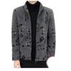 Men's Velvet-Lined Wool Jacket: Short, Thickened Winter Coat for Warmth and Style