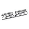 Auto Emblem Plakette Aufkleber 3D ABS 2.0 2.5 Geformter Aufkleber Kotflügel Emblem Heckklappe Plakette Aufkleber Auto Zubehör