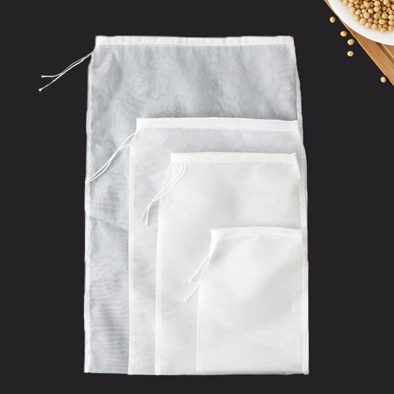 Nylon Filter Bags Gauze Ultra Fine Kitchen Household Juice Wine Coffee Filter Bags Dregs Separator Ultra Dense Leakage Bags