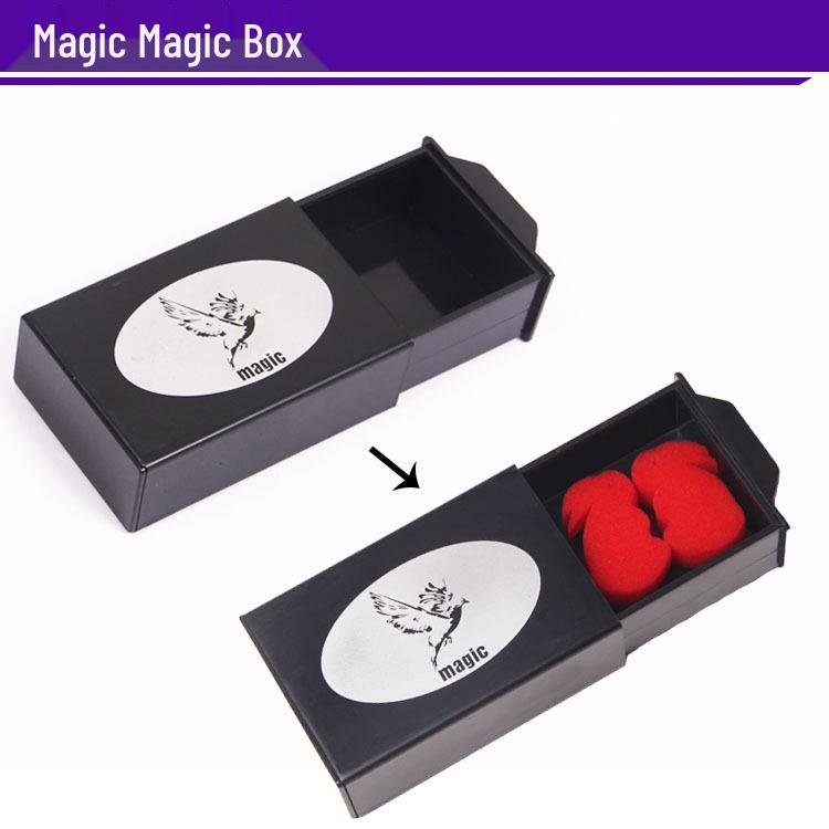 Black Magic Pull Box: Creative Close-up Magic Props for Producing Objects