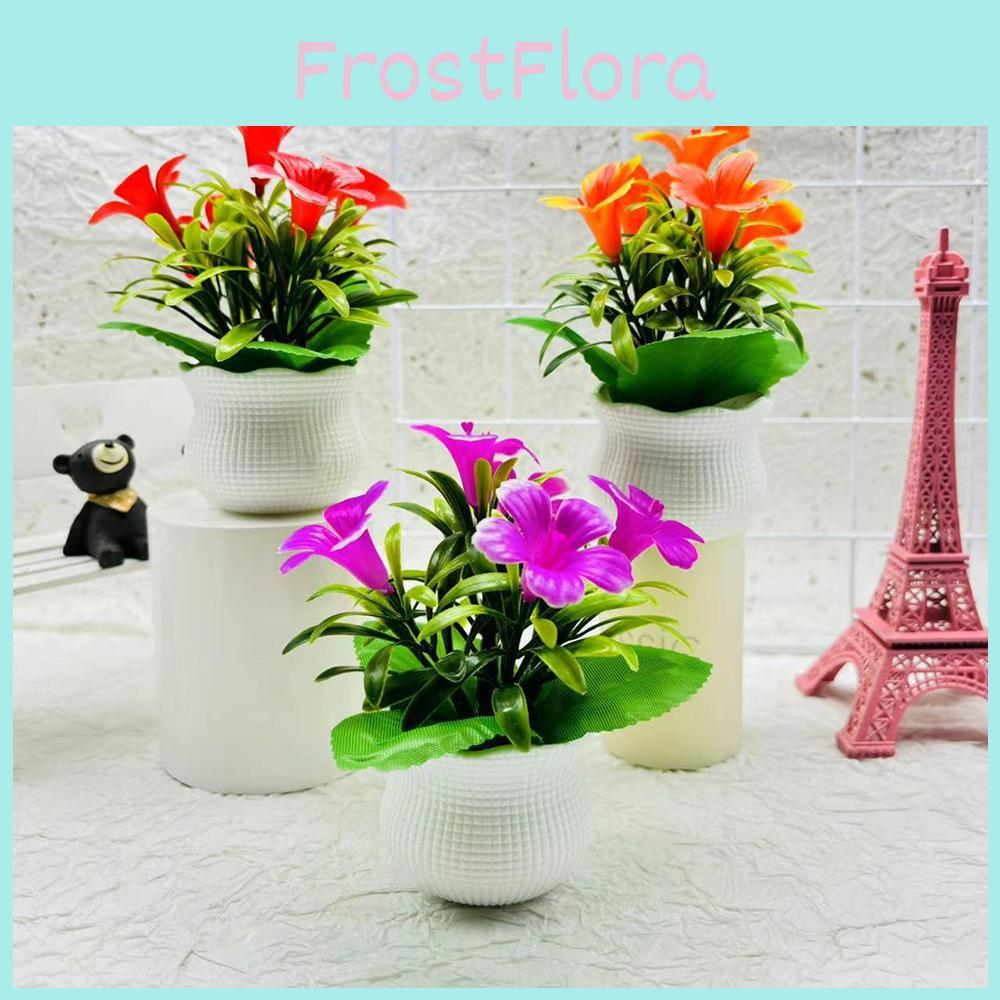 Lily Artificial Green Plant Potted Plant For Office Workspace And Living Room