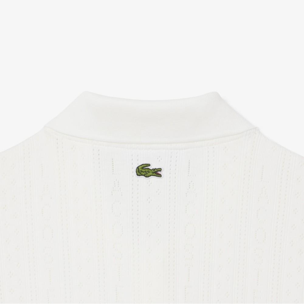 [lacoste] Women's Pointelle Polo Short-Sleeve Dress EF6582-56G70V