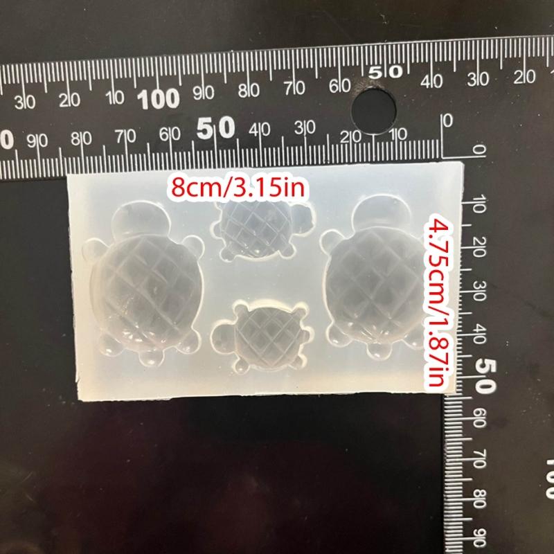 Weiche Silikonform Schildkrötenförmige Form Leicht zu Entformen Silikonformen Schmuckformen für Bastelliebhaber und Heimwerker