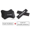QAXS4 Leather Car Seat Pillow Neck Headrest Protect Auto Seat Belt Shoulder For Kia Sportage 4 2016-2018 2019 2020 2021 Accessories