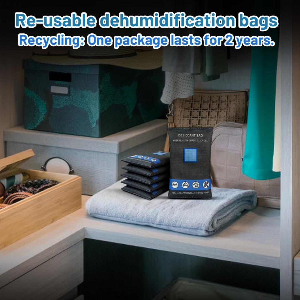 Dehumidifying And Silica Gel Desiccant, Smart Color-changing Charcoal Bag, Dehumidifier Bag, Moisture Absorber.