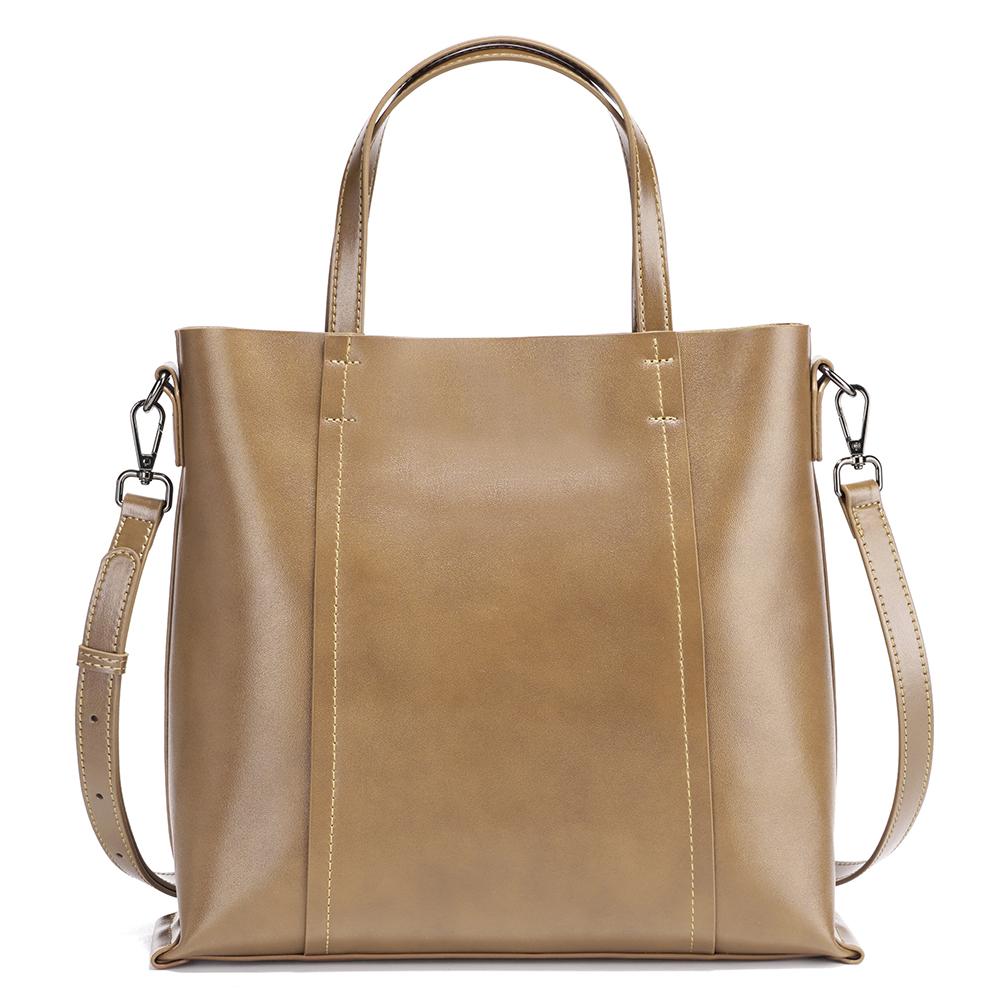 Zency Genuine Leather Vintage Women Shoulder Bag