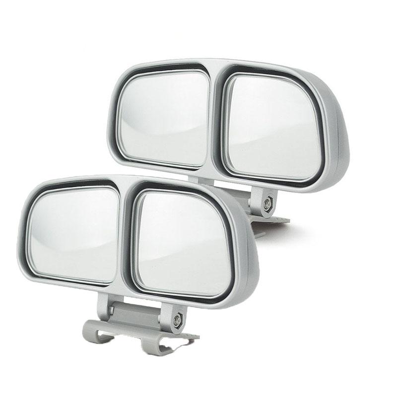 Car Rearview Mirror, Front and Rear Wheel Reverse Assist, 360 Degree Wide-angle High-definition Reverse Blind Spot Mirror