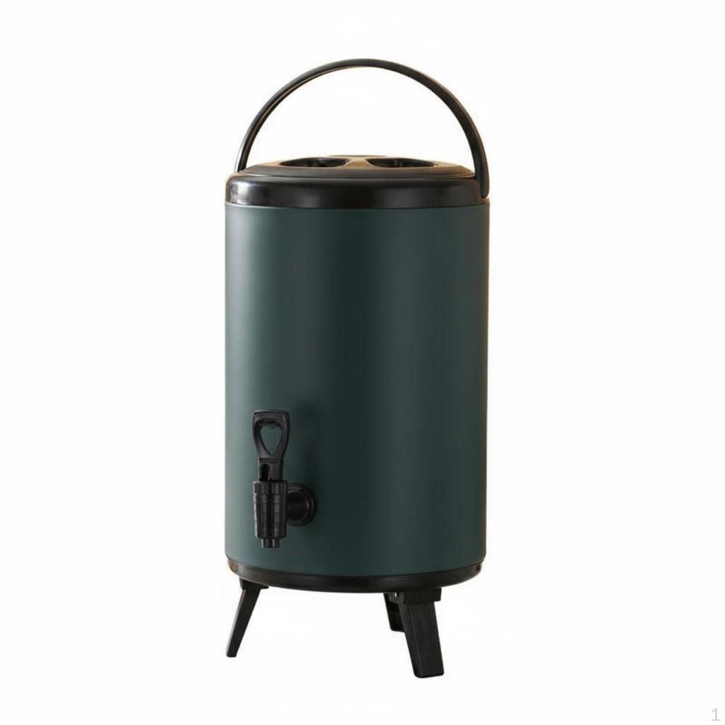 Commercial Milk Tea Bucket 12Hour Insulation Stainless Steel Insulated Barrel LeakResistant Design