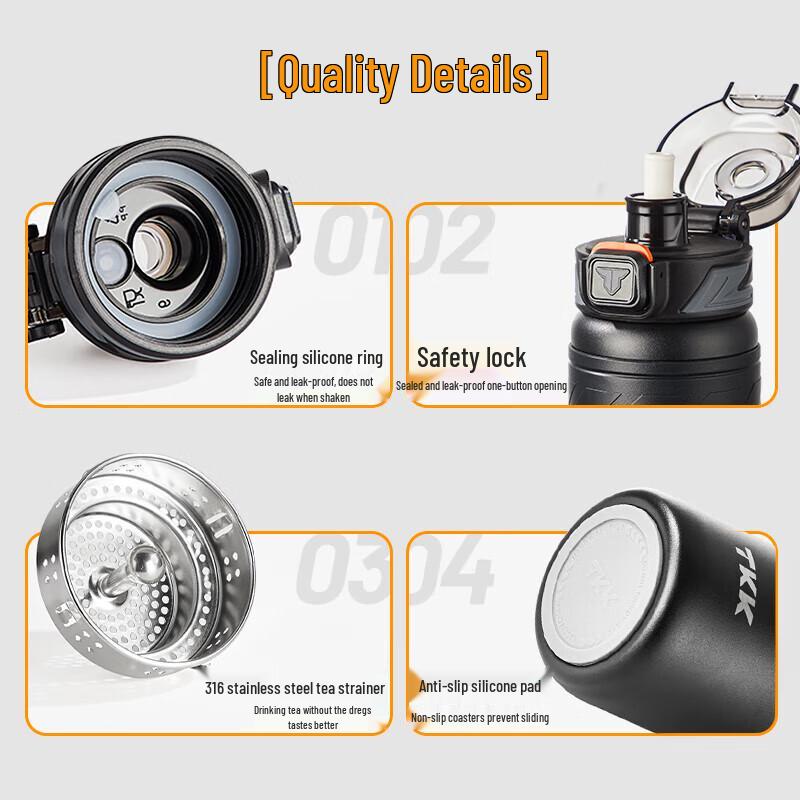 TKK 316 Stainless Steel Insulated Student Water Bottle