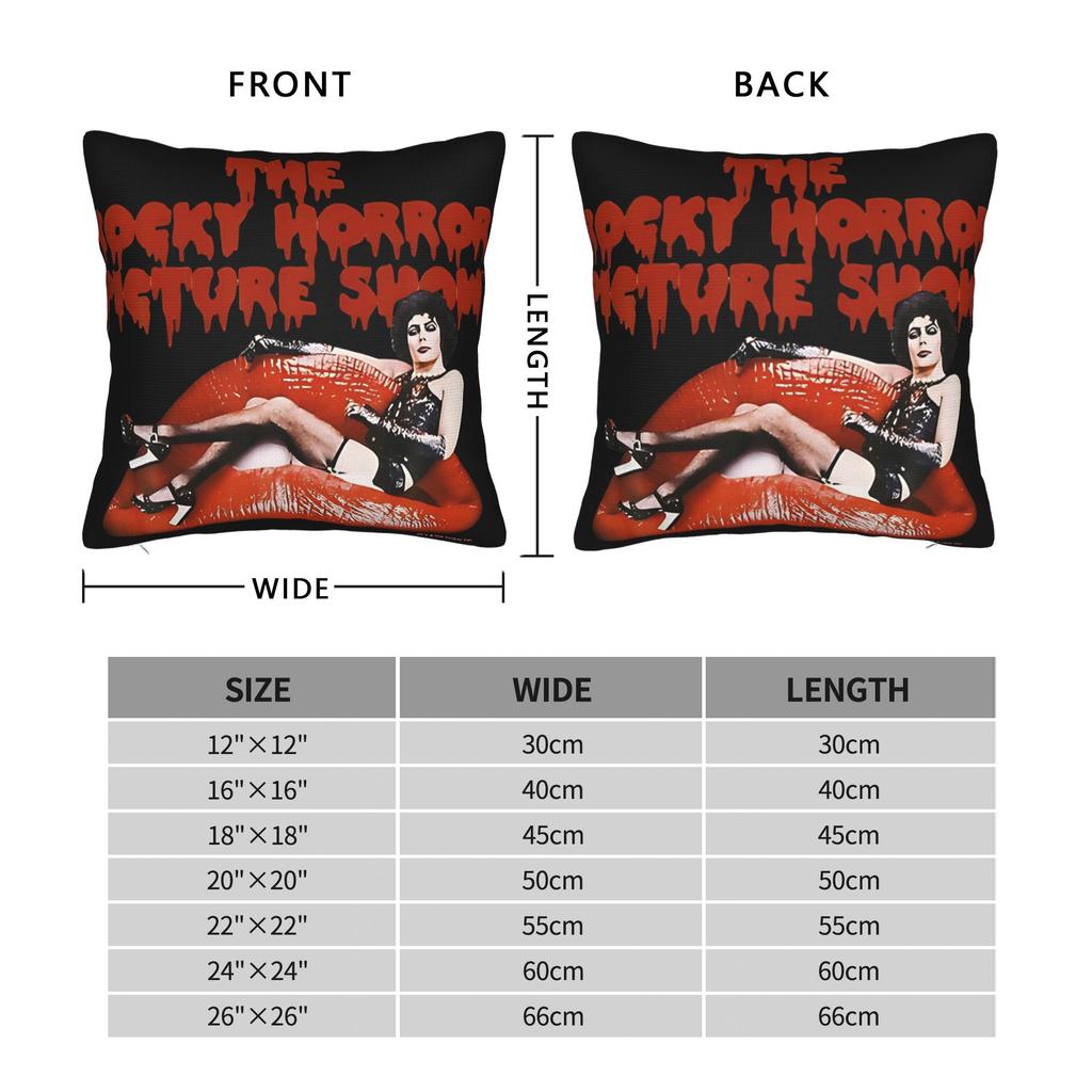 The Rocky Horror Picture Show Pillow Case Design Pillow Cover Novelty Pillowcases For Living Room Bed Chair
