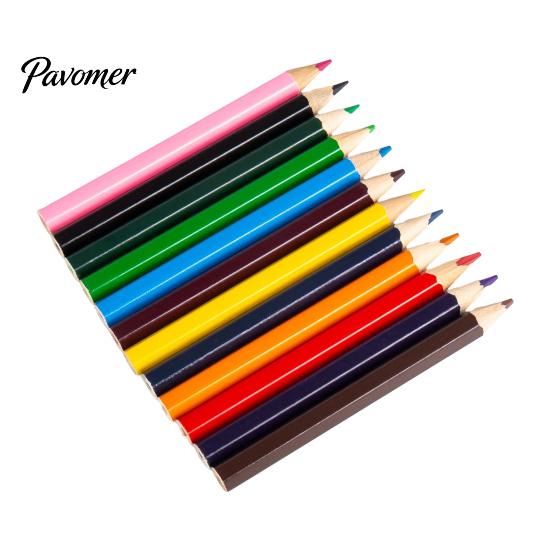 Painting Tools for Kids 12PCS Colored Pencils Set, with Smooth Wood Barrel, Vibrant Colors Coloring Children Tools, Book Sketching And Art Projects