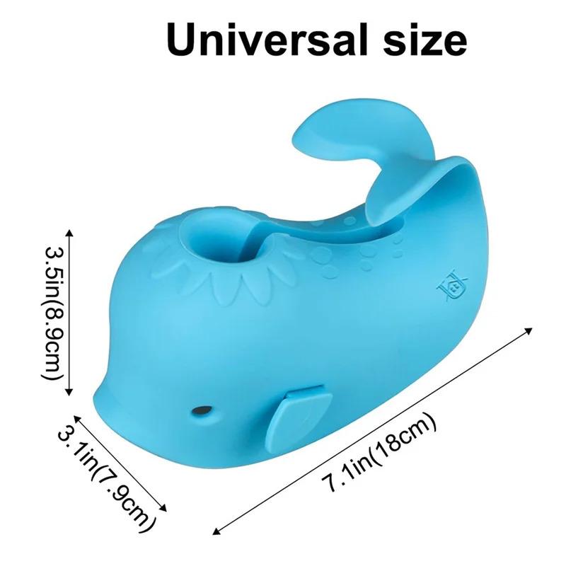 Children's Hot Water Bathroom Faucet Set, Silicone Bathtub Nozzle Protector, Faucet Extender, Kids Bathtub Safety Accessory